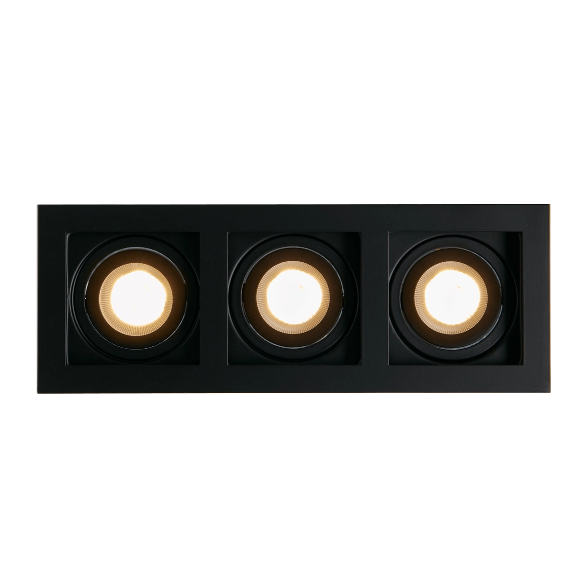 Recessed spotlight Grid 3 black