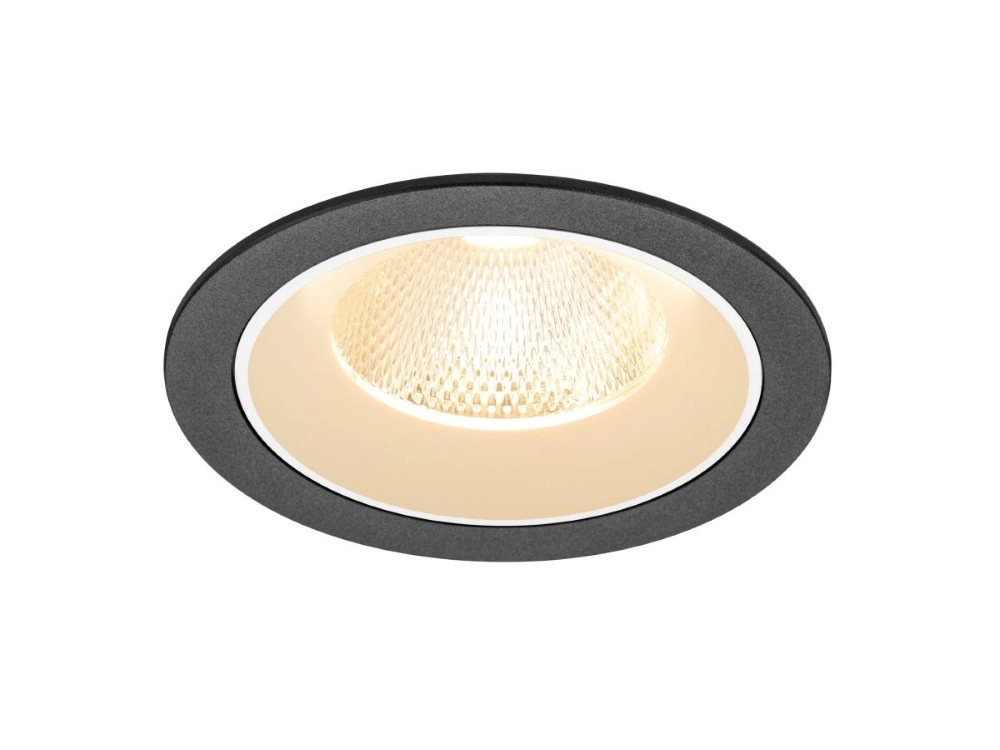 Recessed spotlight Numinos L black/white 2700K - 20deg SLV 4024163309967