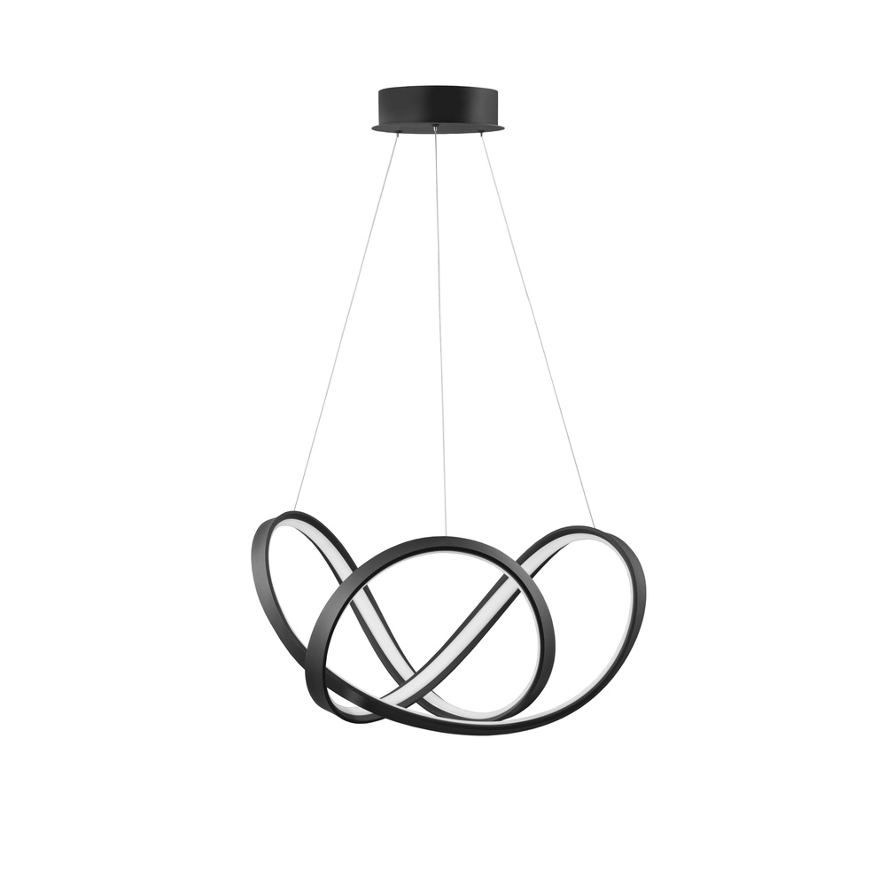 Design pendant lamp Apus black Ø 55cm Lyora 5212017419798