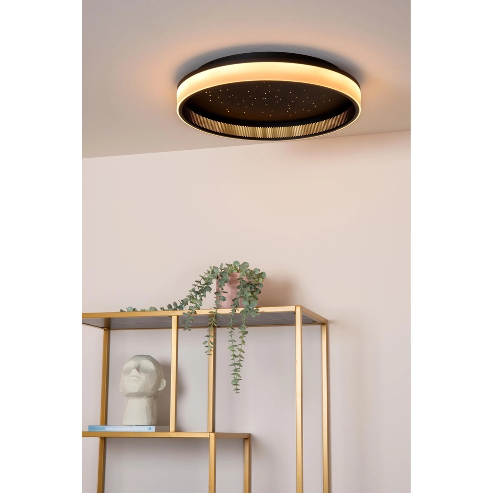 Design ceiling light Estreja Ø 40cm black Lucide 5411212712806