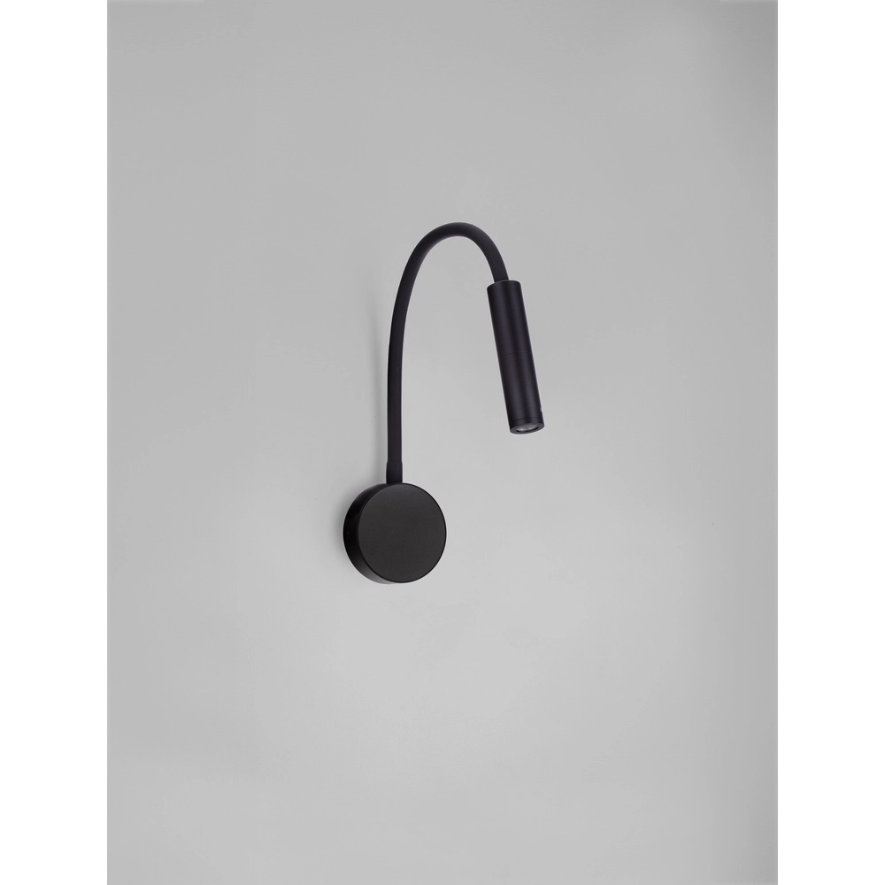 Bedside lamp Sonica black Lyora 5212017454874