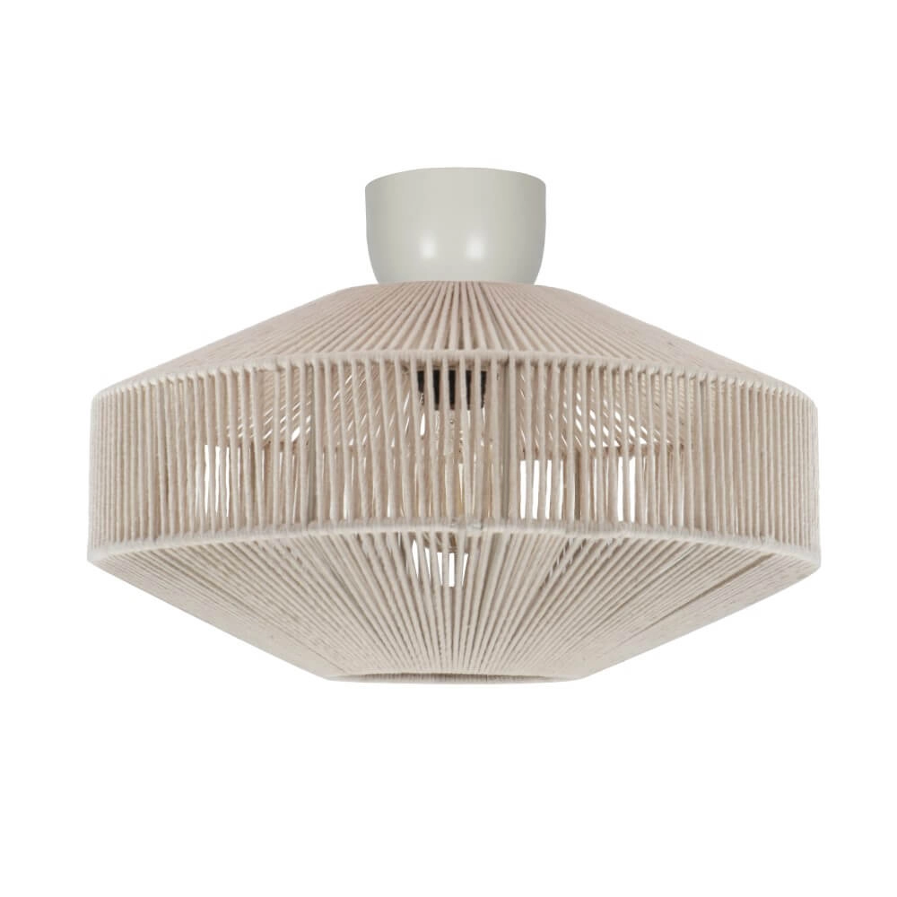 Rope ceiling lamp Svea Ø 46cm Trio 4017807617269