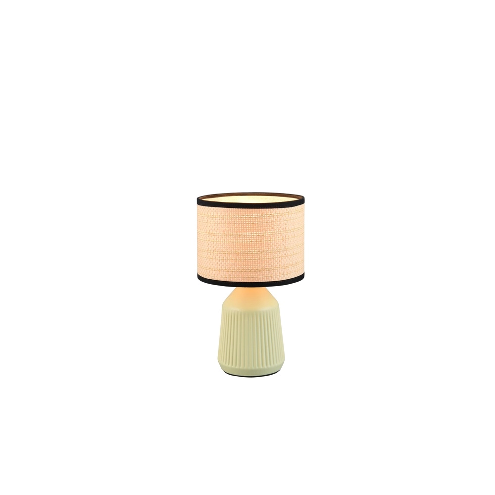 Table lamp Formentera Ø 16cm green Trio 4017807692068