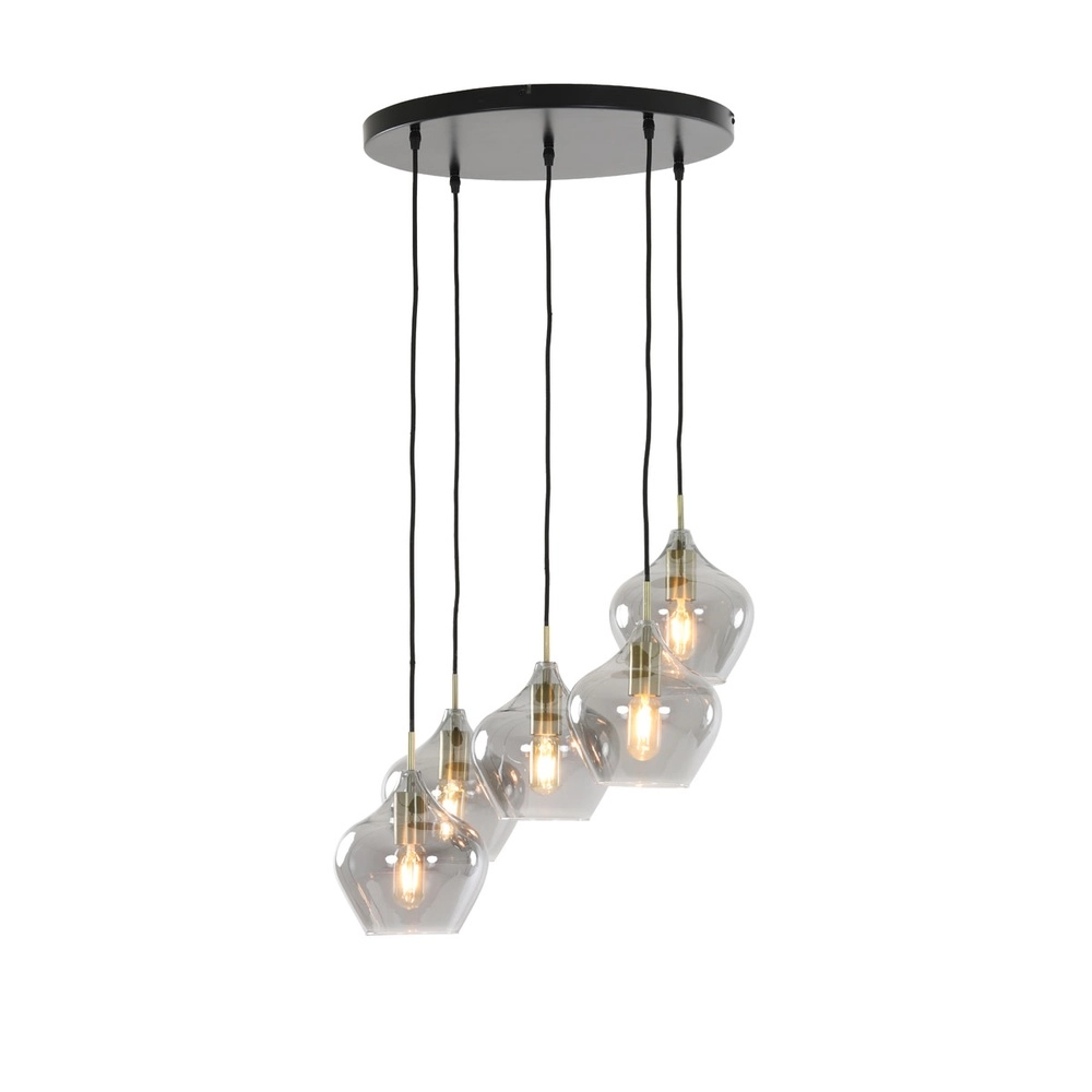 Pendant lamp Rakel 5-light round Light & Living 8717807604578