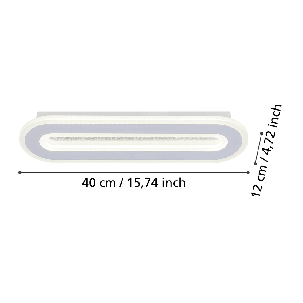 Led wall light Macchioni 40cm - white Eglo 9008606316328