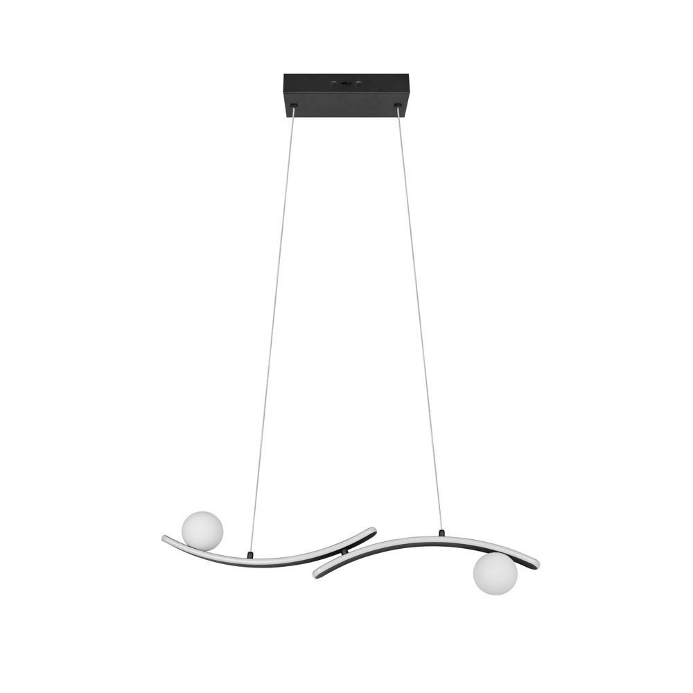 Design pendant lamp Napoli Black Trio 4017807683462