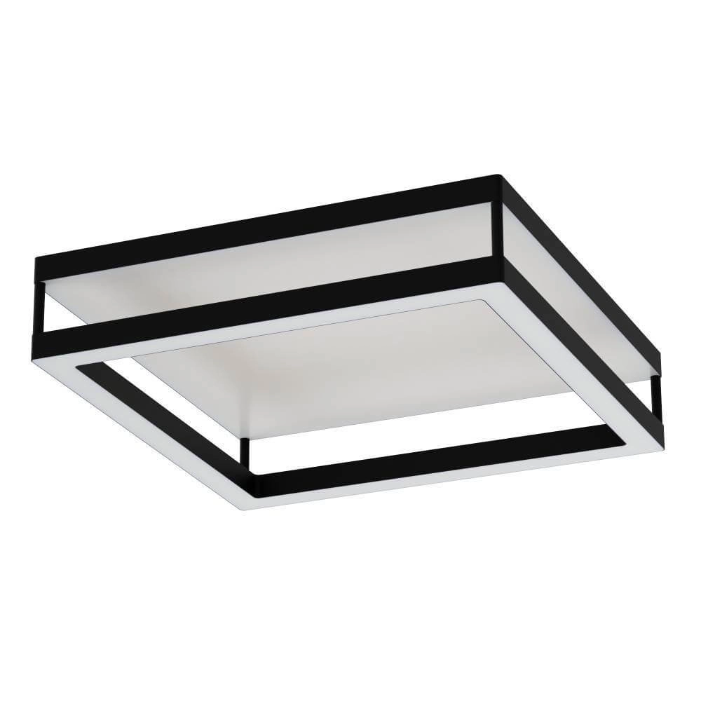 Square LED ceiling lamp Macellara 45cm