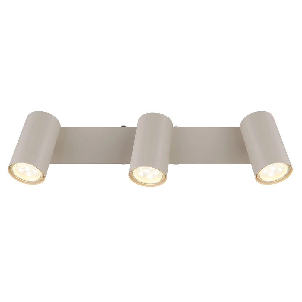 3-light ceiling spotlight Robby sand brown Globo 9007371569458