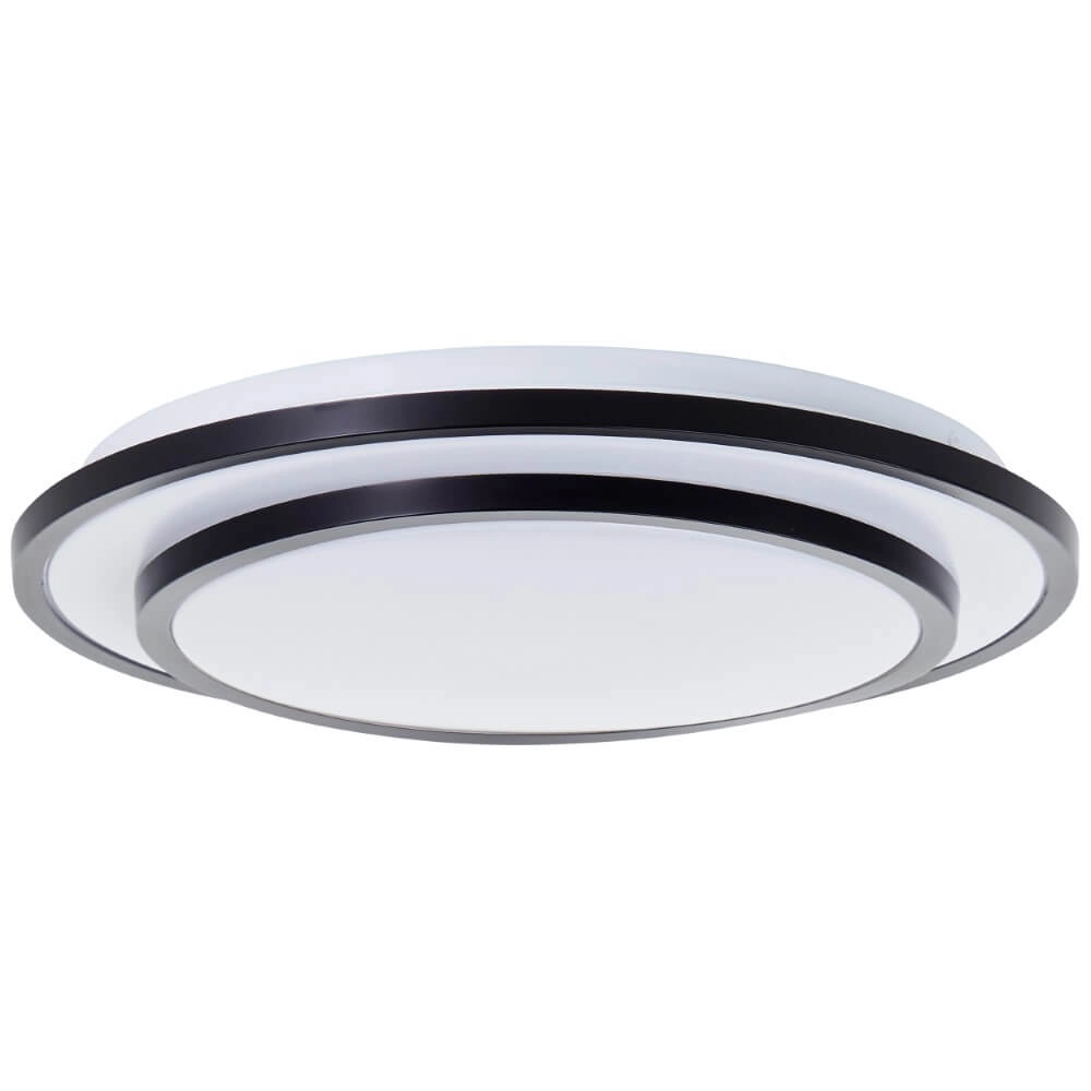 Black ceiling lamp Luciano Ø 34cm Brilliant 4004353426490