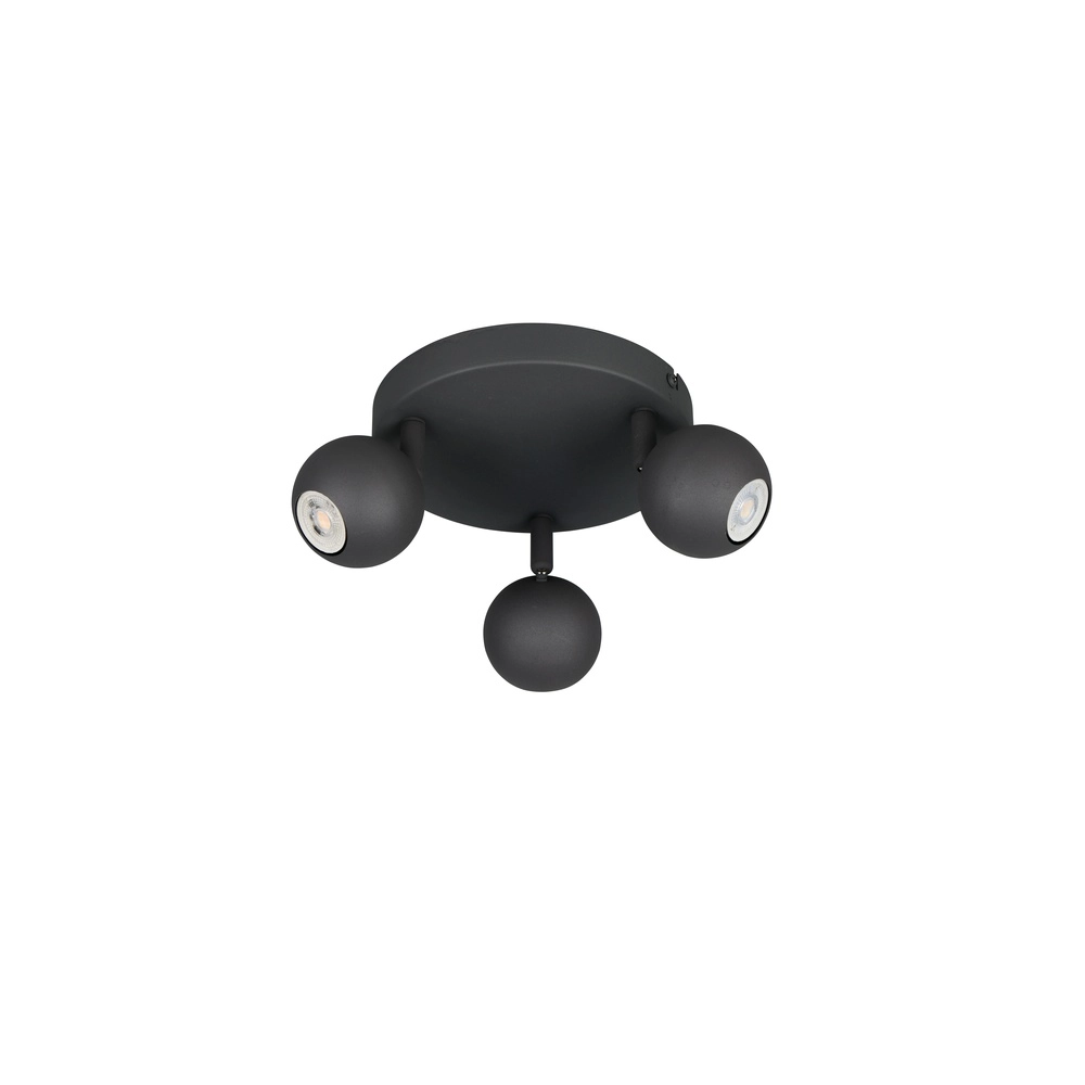 Surface-mounted spot Enaro 3-light anthracite