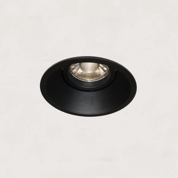 Black recessed spot Candice Ø 8.5cm Artdelight 8719831735228