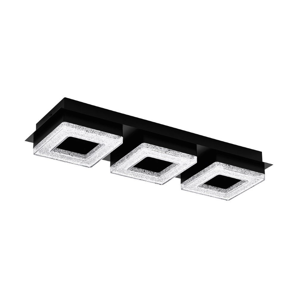 Led ceiling light Fradelo 1 3x4w - 3000K - 46cm black