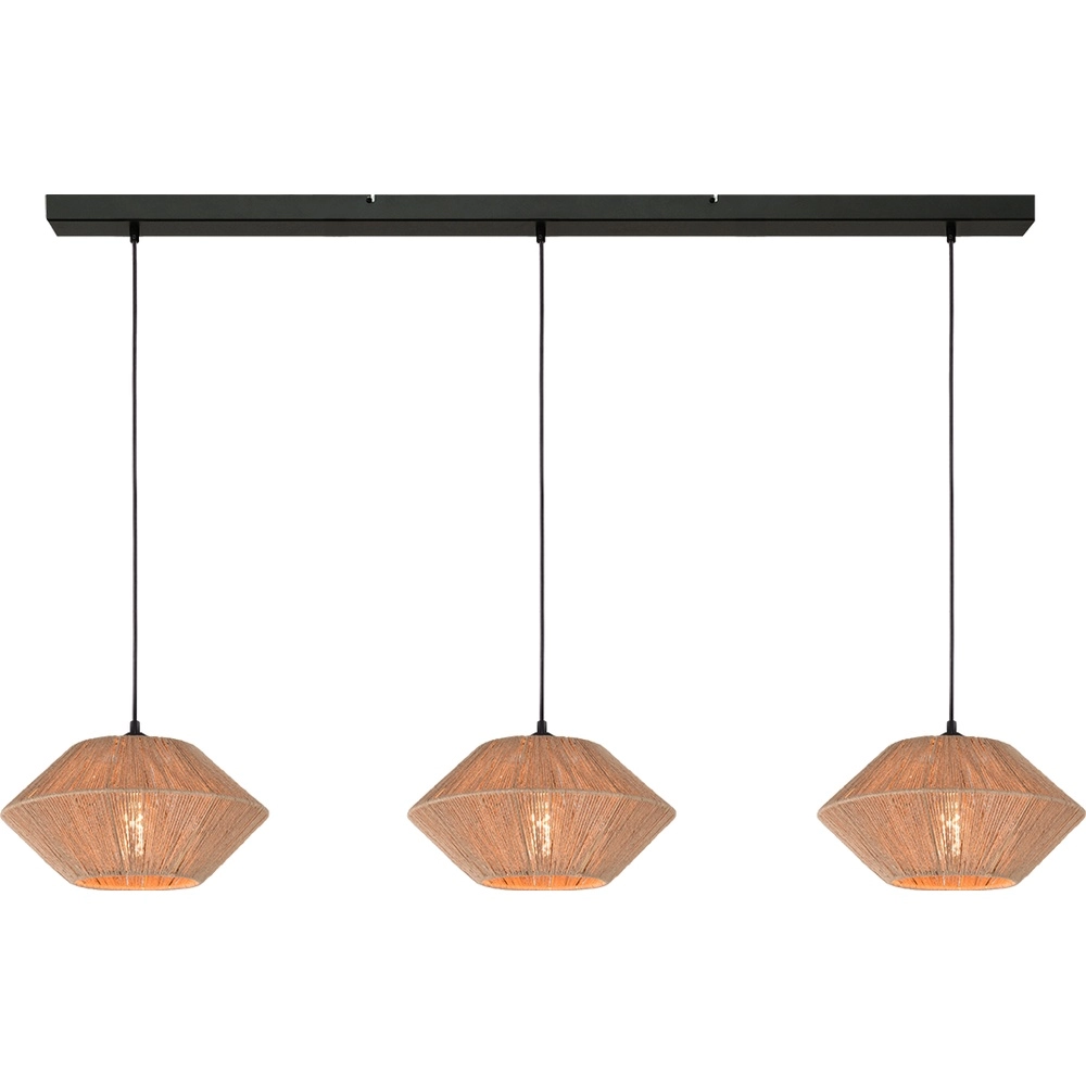 Dining table pendant lamp Bicono 3x Ø35cm