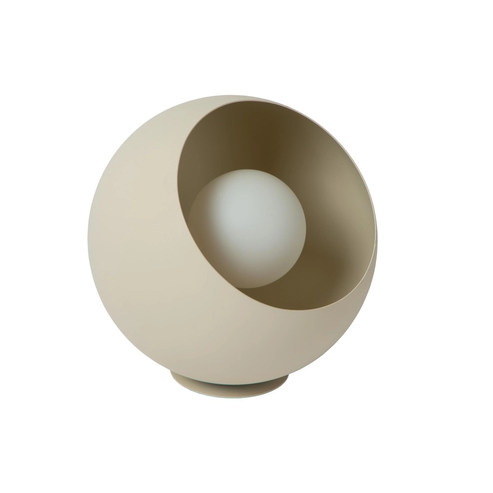 Table lamp Doredos Ø 20cm sand brown