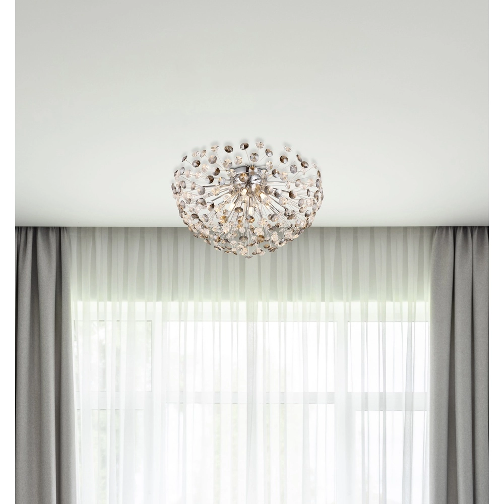 Ceiling lamp Katrina chrome Ø 60cm Globo 9007371484331