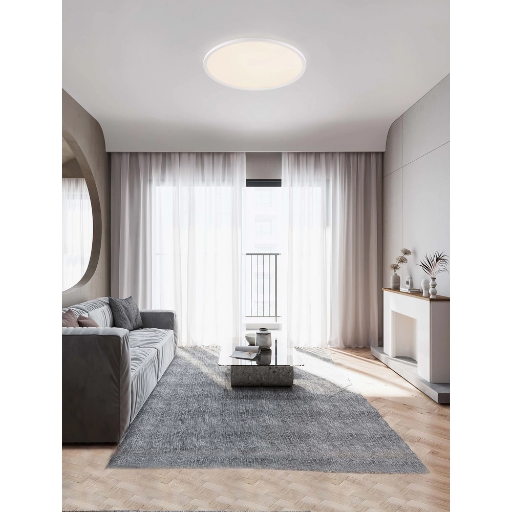 Ceiling light Aoton white Ø 60cm Lyora 5212017448729