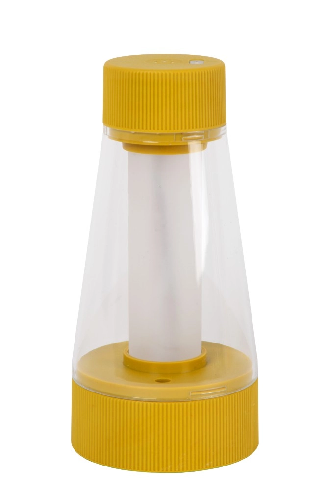 Rechargeable table lamp Lorali Ochre yellow Lucide 5411212452726