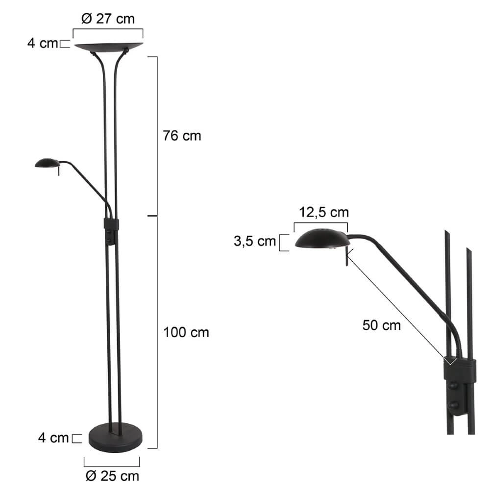 Design reading lamp Biron with LED Steinhauer 8712746146837