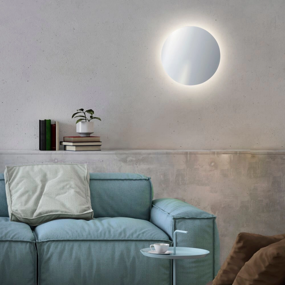Design wall lamp Akku Puntua Ø 25cm chrome Paul Neuhaus 4012248375839