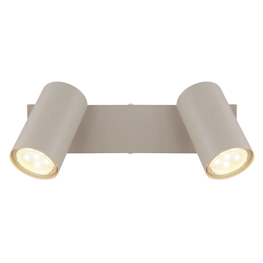 2-light ceiling spotlight Robby sand brown Globo 9007371566457