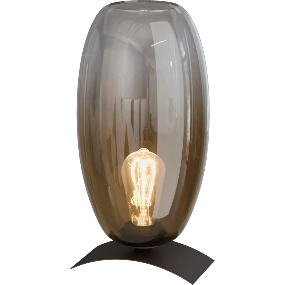 Table lamp Olive Ø18.5cm glass - cocoa