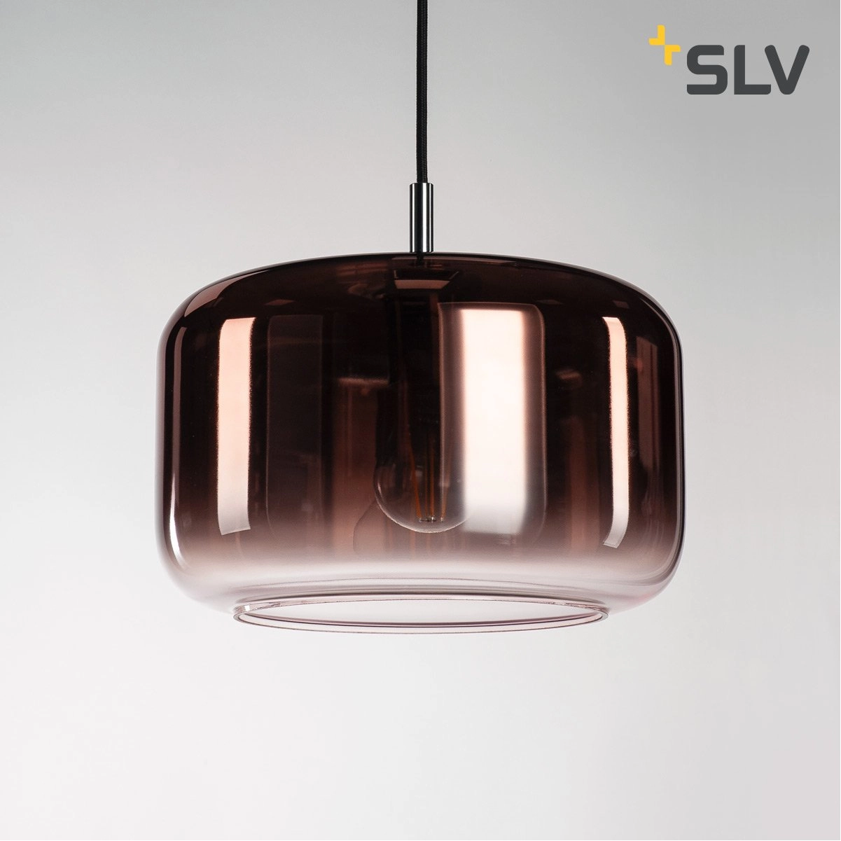 Red copper pendant lamp Pantilo 28 SLV 4024163231978