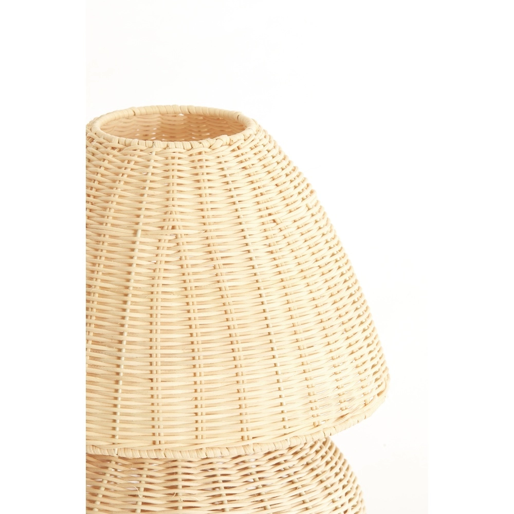 Rattan table lamp Mavon Ø 27,5cm - natural rattan Light & Living 8717807820527