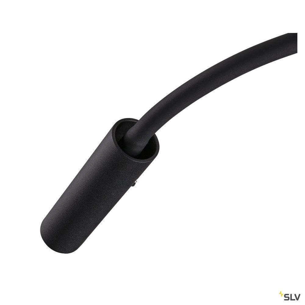 Flexible bedside lamp Karpo Goose black SLV 4024163262354