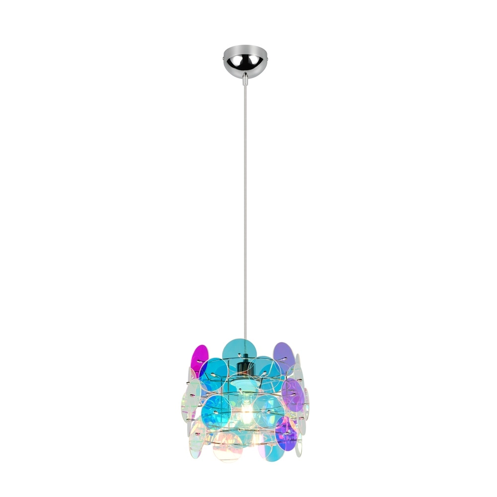 Pendant lamp Iride colored