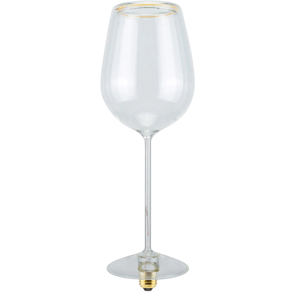 Wine glass light source Floating clear - 5W - E27 - 500lm - 2200K - Ø 12cm Segula 4260751134638