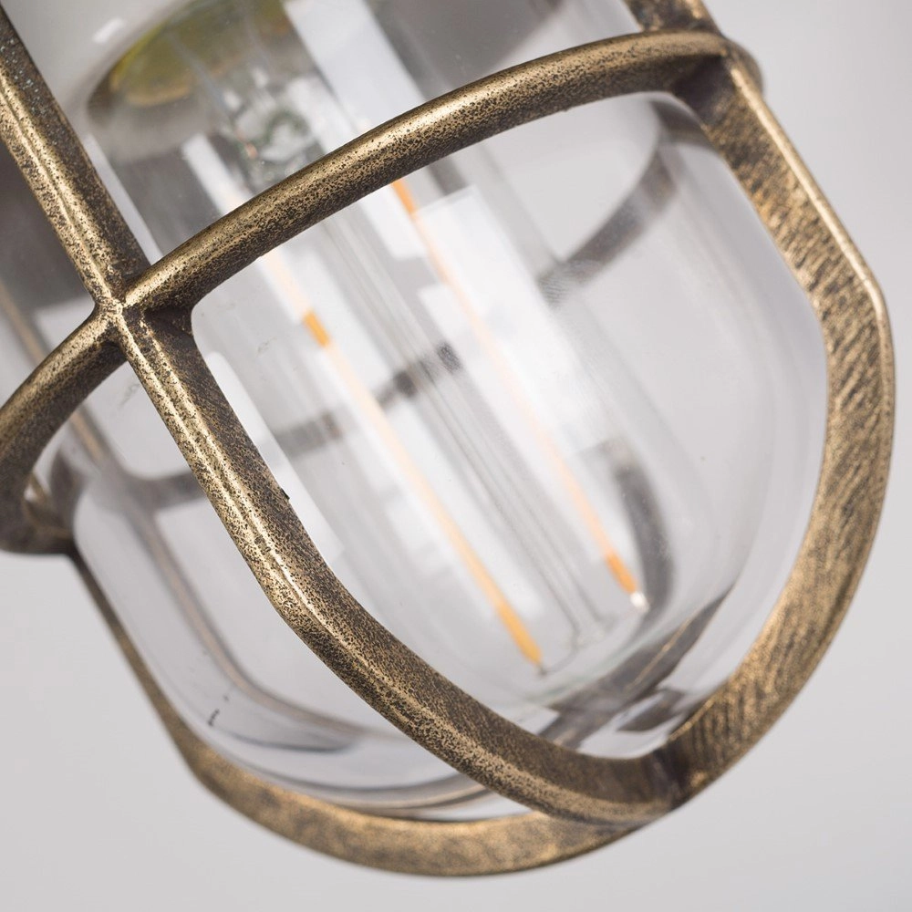 Bronze wall lamp Tours with copper shade KS Verlichting 8714732135207