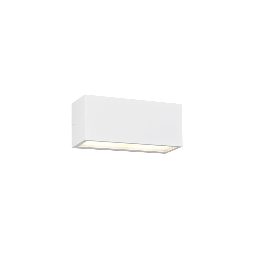 Sleek outdoor lamp Mayenne white