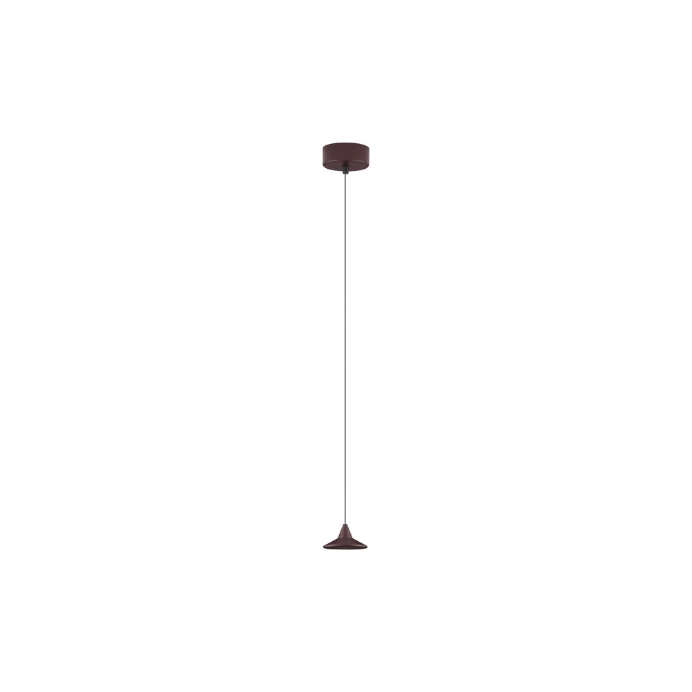 Pendant lamp Dro sleek design coffee brown Lyora 5212017445353