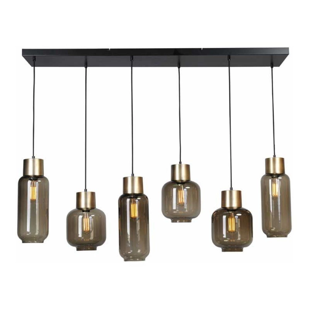 Glass hanging lamp Lett