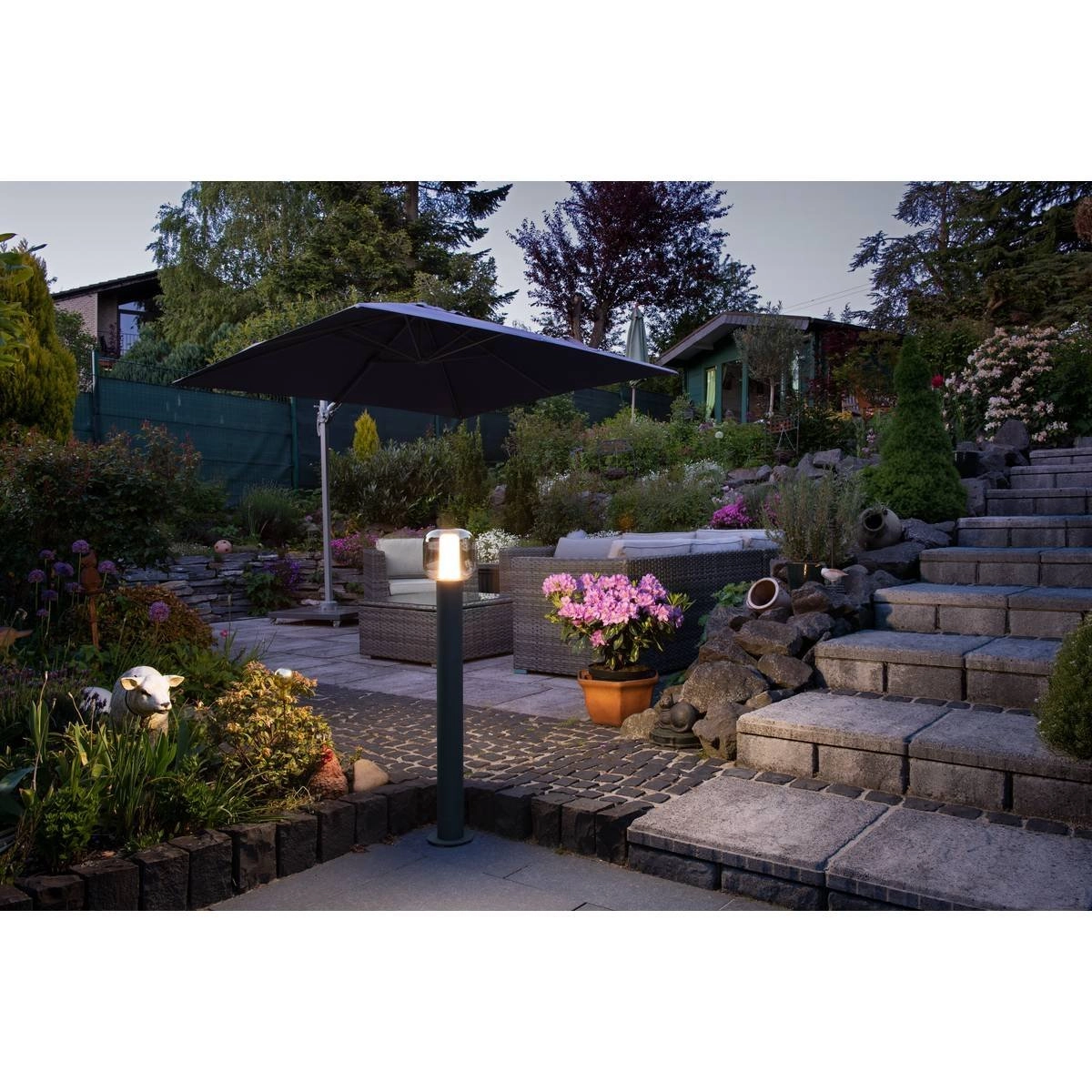 Standing lamp Ovalisk 100cm anthracite SLV 4024163248310