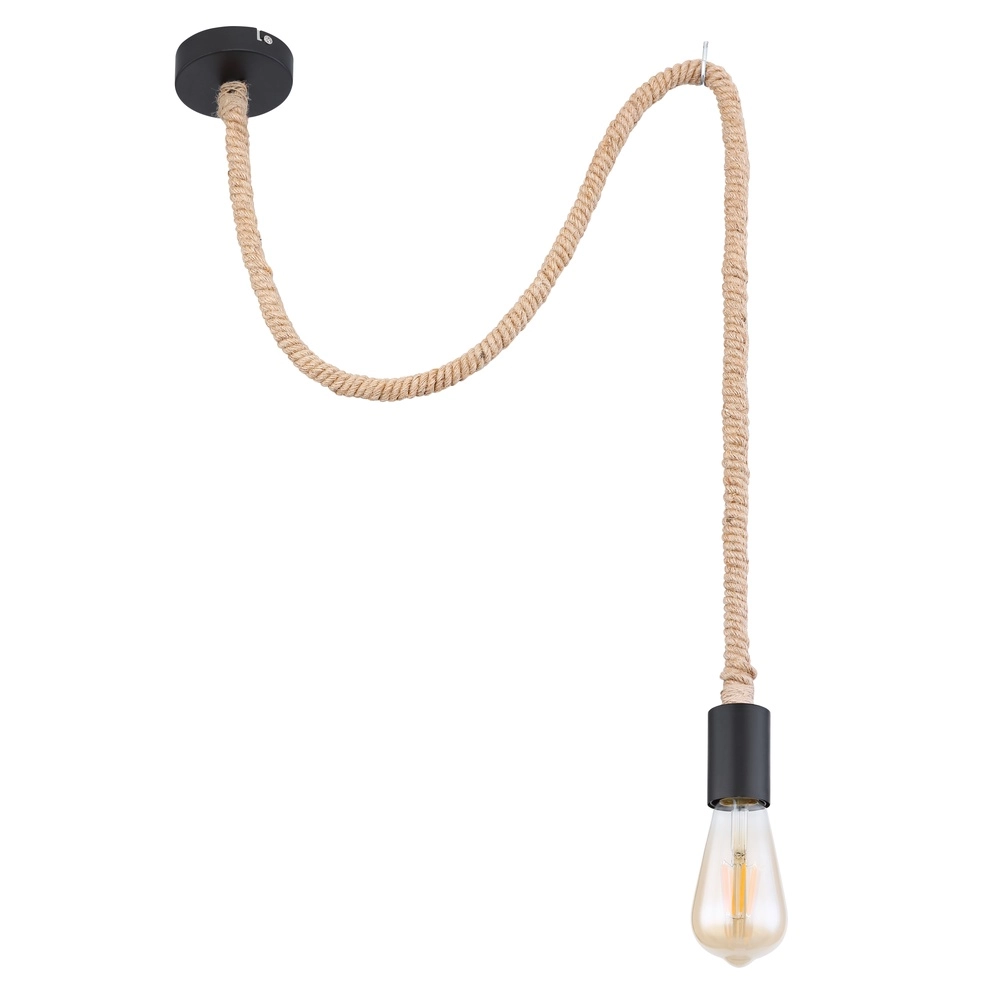 Rope lamp Ulleu Black Globo 9007371383917