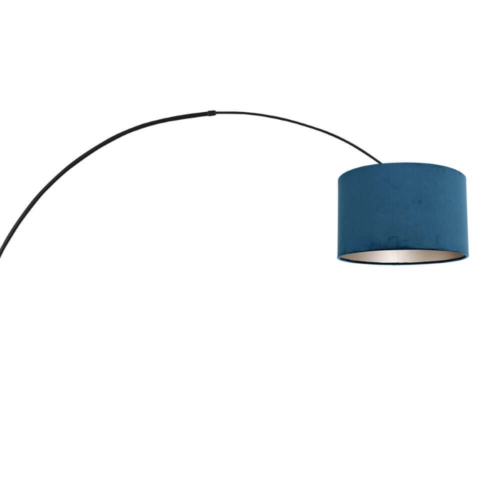 Wall arc lamp Sparkled with blue hood Steinhauer 8712746147339