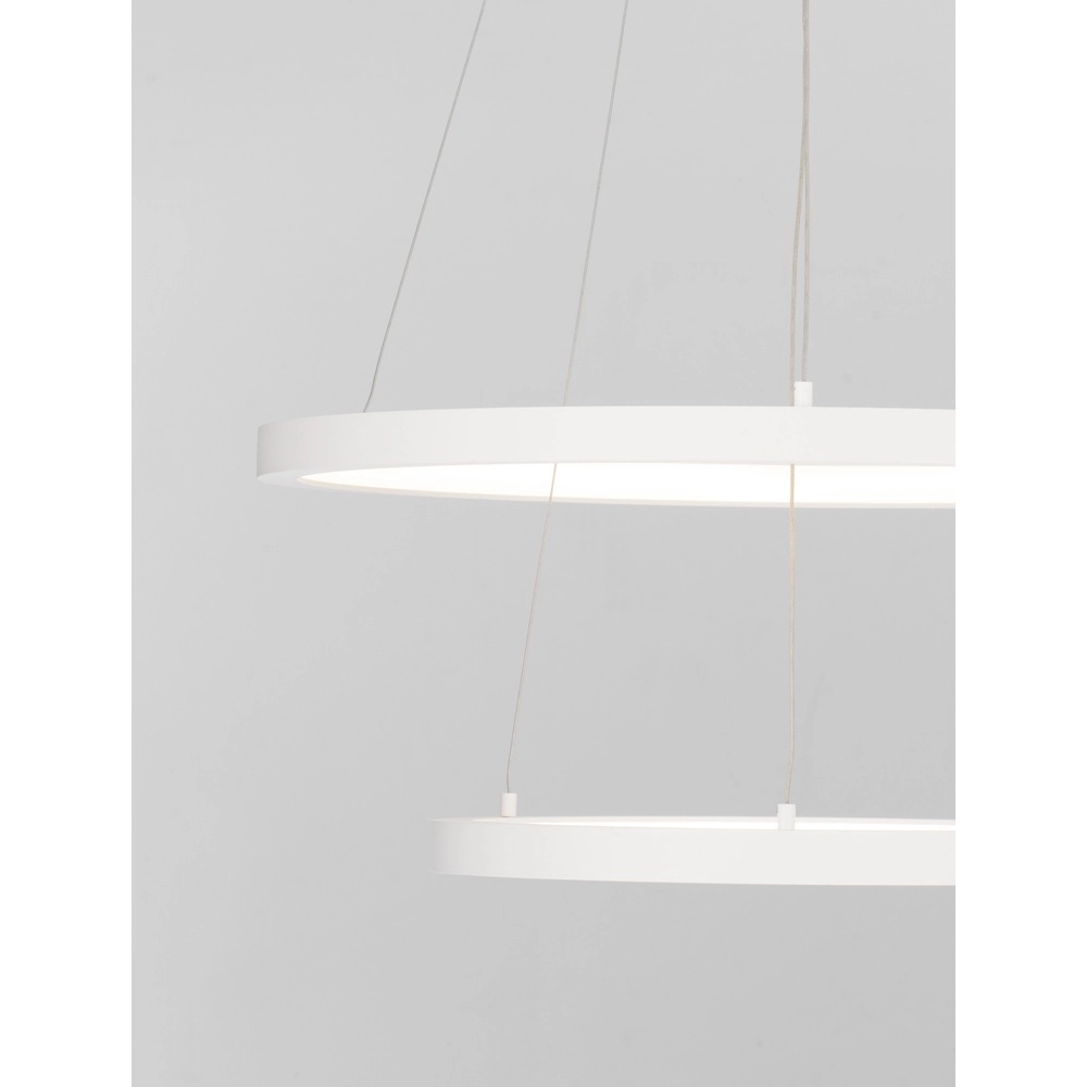 White pendant lamp Empatia Design double Lyora 5212017442697