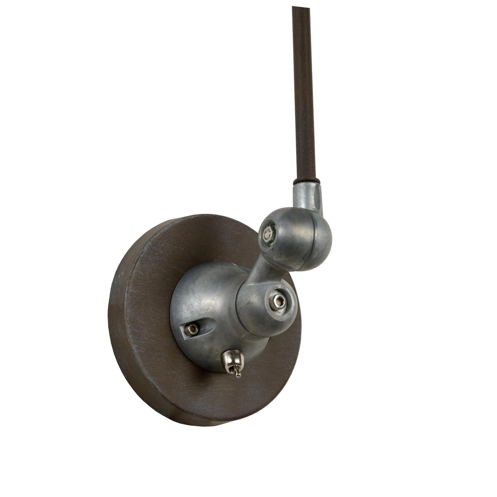Fold-out wall lamp Honore classic rusty brown Lucide 5411212450388