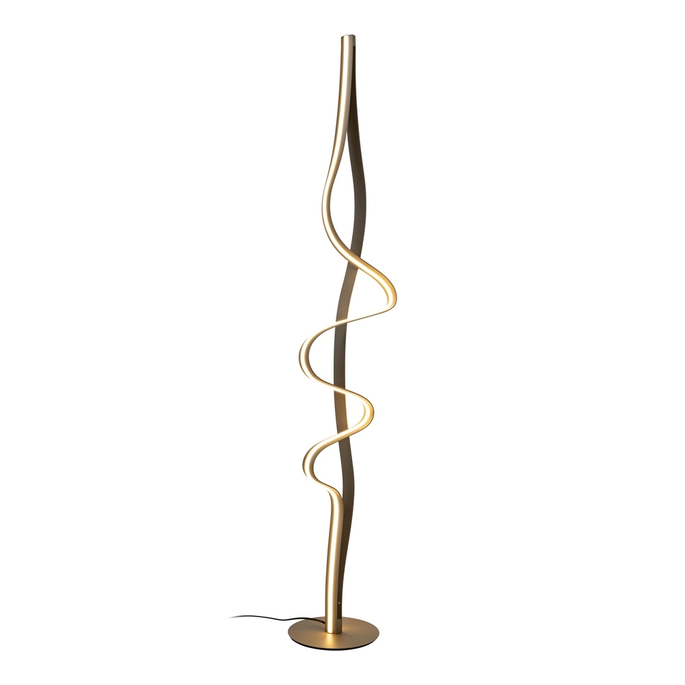 Floor lamp Lambada design chamapgne