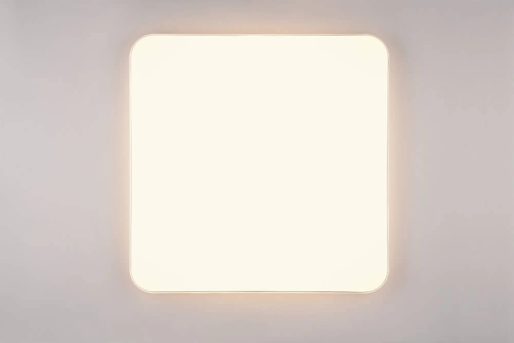 White ceiling lamp Blanca square 3000K Trio 4017807575170