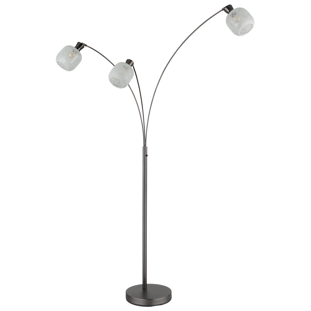 3-light floor lamp Brokana gunmetal Globo 9007371569472