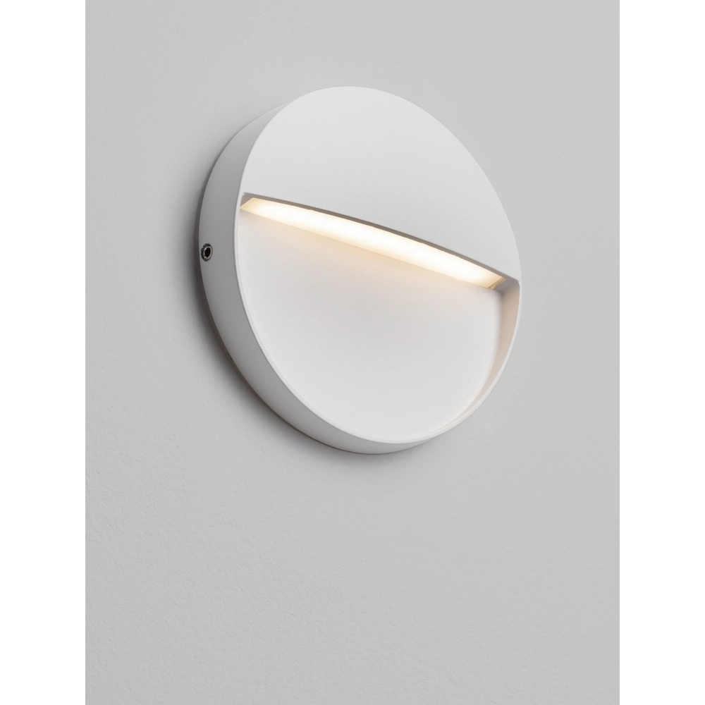 Round wall lamp Toby Design White