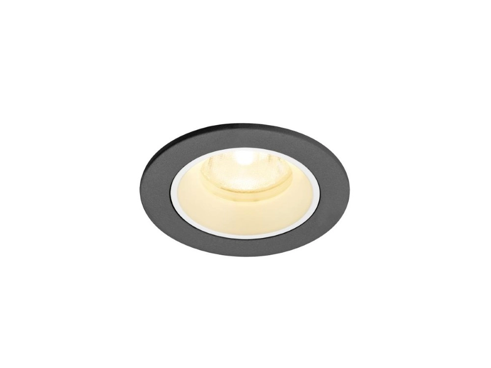 Recessed spotlight Numinos XS black/white 3000K - 40deg SLV 4024163314619