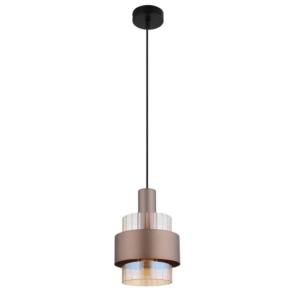 Pendant lamp Milley bronze Ø 18.5cm Globo 9007371462674