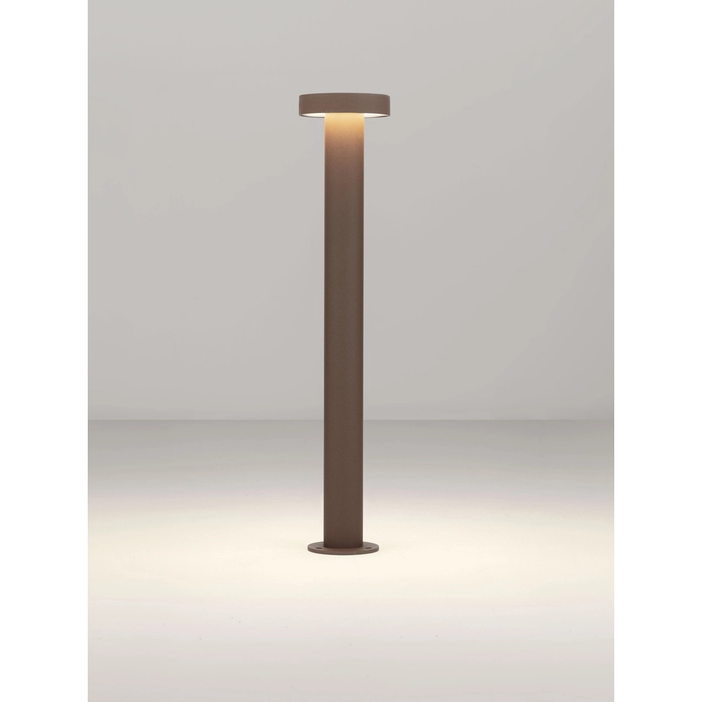 Desing garden lamp Gong rust brown 60cm - 2700K Lyora 5212017496225