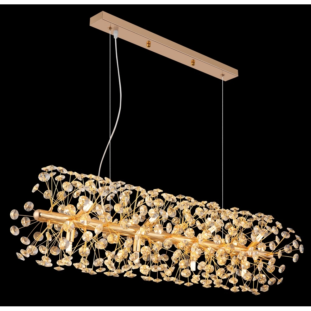 Pendant lamp Katrina gold 90cm Globo 9007371478316