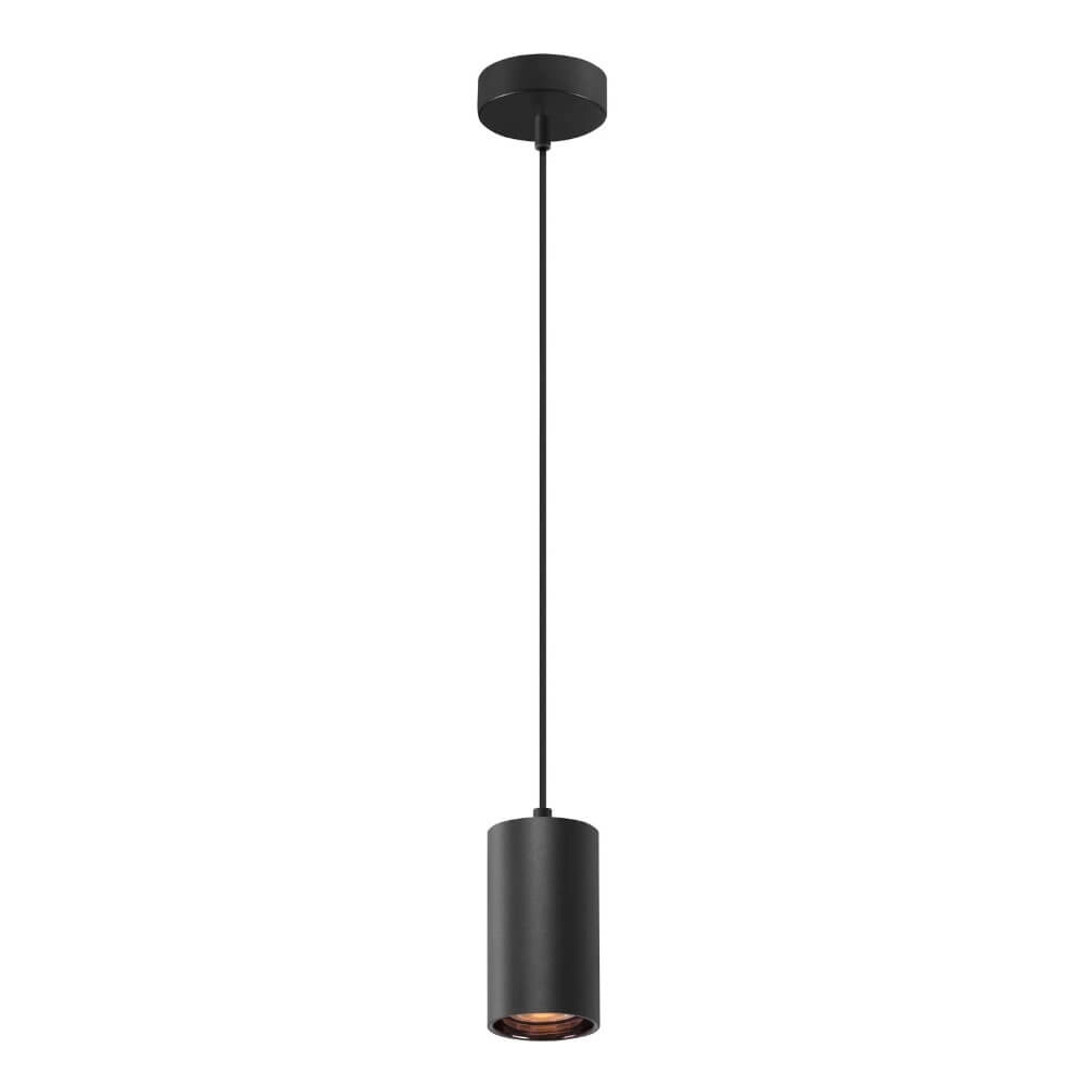 Pendant Pendant Lamp Asto Tube black 1x GU10 SLV 4024163266093