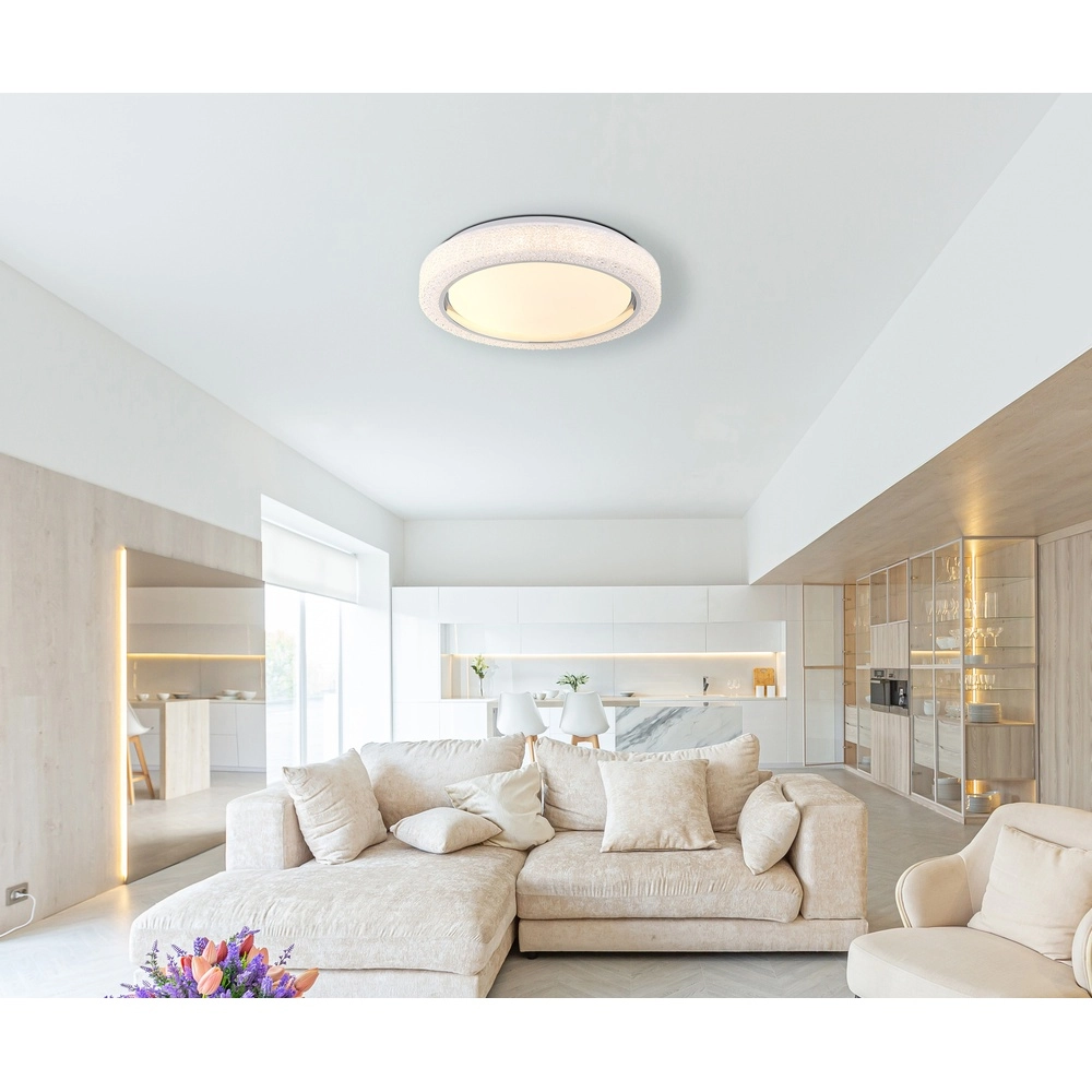 Ceiling lamp Liami White light color adjustable Globo 9007371525775