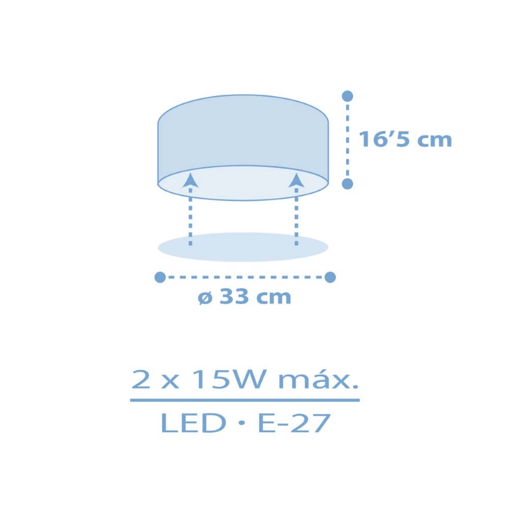 Star ceiling lamp Star light blue Dalber 8420406003375